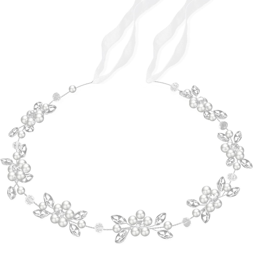 Amazon White Crystal Hair Accessory